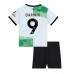 Tanie Strój piłkarski Liverpool Darwin Nunez #9 Koszulka Wyjazdowej dla dziecięce 2023-24 Krótkie Rękawy (+ szorty)